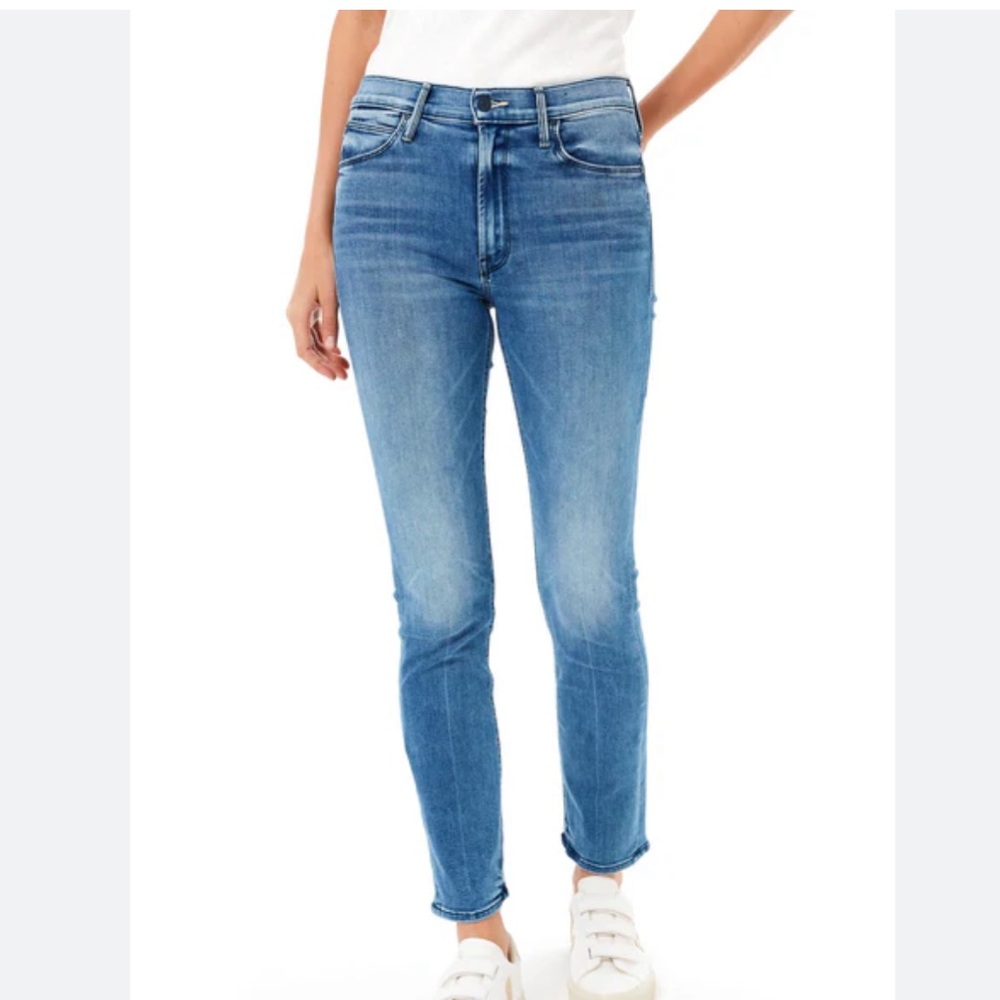 MOTHER Blue Ankle & Cropped Jeans